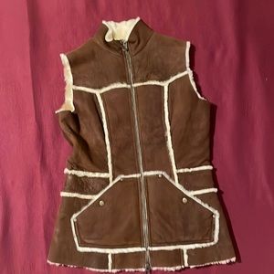 UGG leather vest size XS